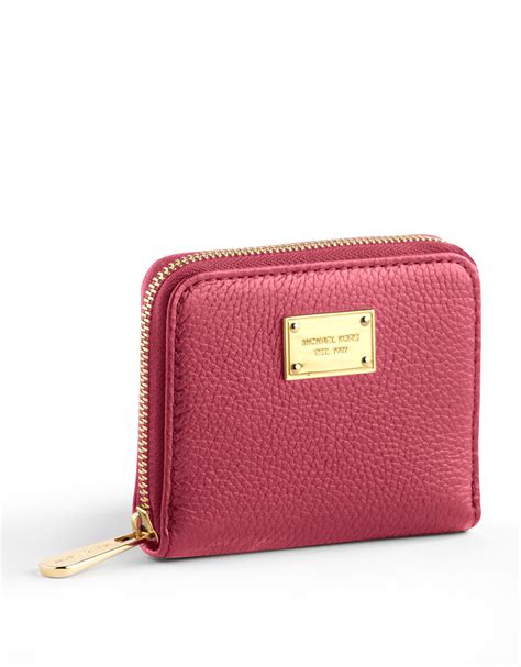 michael kors red wallet small